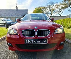 2008 BMW 5 Seies 525i M Sport Imola Red