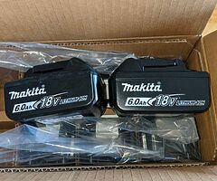 Makita 6 Amp batteries