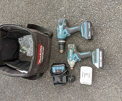 Makita 18 volt Twin Set