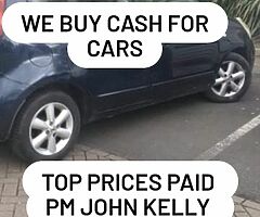 We buy cash for cars