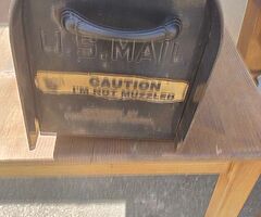 Steel letterbox