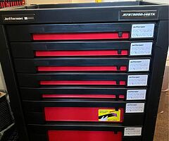 Jefferson proffesional heavy duty tool box with tools