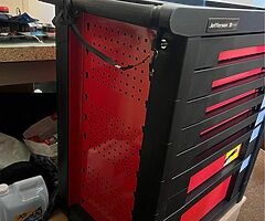 Jefferson proffesional heavy duty tool box with tools