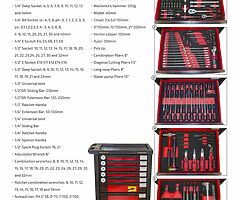Jefferson proffesional heavy duty tool box with tools - Image 8/9