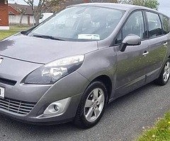 RENAULT GRAND SCENIC 1.5 DCI 2011 7 SEATS NEW NCT AND TAX LOW MILEAGE TOM TOM EDITION