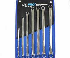 BRAND NEW 7PCS DOUBLE END RING AVIATION SPANER SET