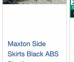 Maxton design side skirt extensions