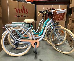 CITY BIKE + BASKET - 7 SHIMMANO GEARS - Brand New - Delivery 