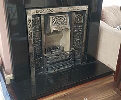 Marble fire place