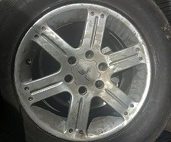 Mitsubishi pajero wheels