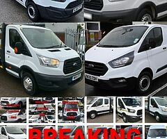 Transit & custom turbo axle light door engine gearbox egr tyre front all panels seats air bag bu