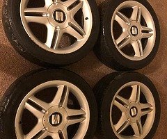 5x100 17" LEON CUPRA STARFISH ALLOYS