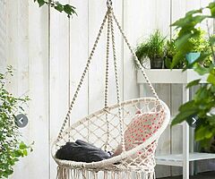 MACRAME SWING CHAIR + CUSHIONS / DELIVERY  - Image 3/10