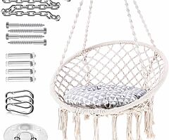 MACRAME SWING CHAIR + CUSHIONS / DELIVERY  - Image 9/10