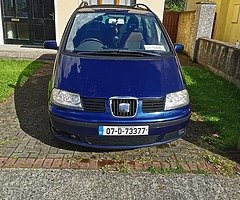 07 SEAT ALHAMBRA 1.9 TDI 7 SEATER.