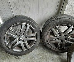R16 5x112 alloys with good tyres - Image 5/5