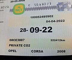 08 opel corsa nct - Image 5/6
