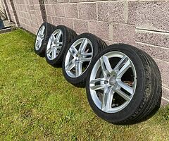 Genuine 19” Audi S-Line alloys