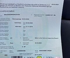 2015 2015 152 LAND ROVER DISCOVERY SPORT 2.0D 150 BHP AWD LEATHER INT NCT 3/24  DISCOVERY SPORT - Image 9/10