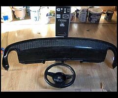 AUDI A5 parts:Diffuser and steering wheel for Audi A5