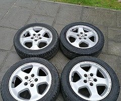 Fat fives style honda alloys