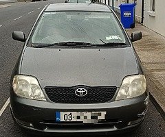 Toyota Corolla for breaking also buying all make and models of unwanted and scrap vehicles