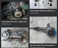 Anyone have abs rear disc conversion for 99 ek4