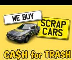 All scrap cars wanted
