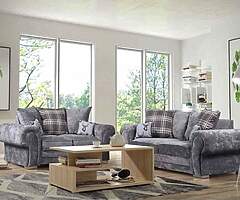 Brand new high quality designer 3+2 suite of furniture