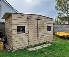 OK SHED BACK UP FOR SALE.. Shed 13 foot long by 10 foot wide approx