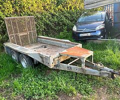 Ivor Williams plant trailer