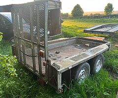 Ivor Williams plant trailer
