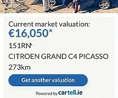 Picasso Grand exclusive 7 seater, Nct and taxed New water pump & timing belt - Image 9/10