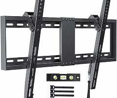 55£ TV Wall Bracket, Tilt Most 37-82 inch LED, LCD, OLED, Flat and Curved TVs up to 60kg