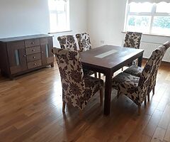 Dining room table & 6 dining room chairs
Sideboard unit - Image 9/10