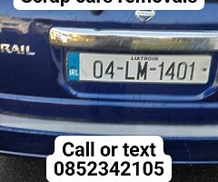 Scrap cars removals