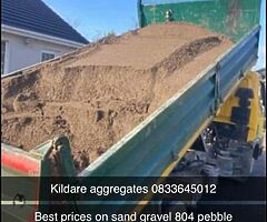Sand gravel topsoil stone
