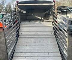 2008 12ft ifor Williams cattle  Trailer with decks NO VAT - Image 8/9