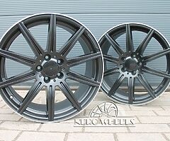 Mercedes E63 AMG 10 spoke alloy wheels 19'' 5x112 - Image 6/10
