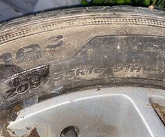 Astra alloys new tires