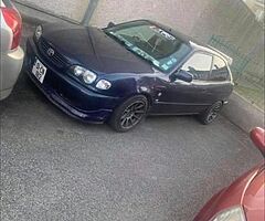1.4 Corolla gs interior new chain box and drives fitted