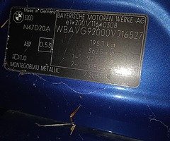 BMW 320 2008 for parts only