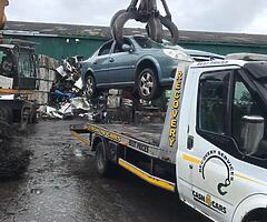 All scrap cars wanted all makes and models best prices paid cash on collection 150/500