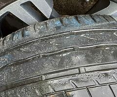 Bmw f10 19inch genuine alloy wheels with good tyres for sale - Image 4/5