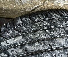 Bmw 17inch genuine alloy wheels with good tyres for sale - Image 3/4