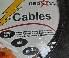 BRAND NEW 1800AMP BOOSTER CABLES