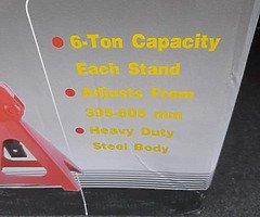 BRAND NEW 6TON JACK STANDS