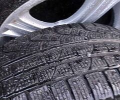Audi Vw 17inch genuine alloy wheels with good tyres for sale - Image 3/4