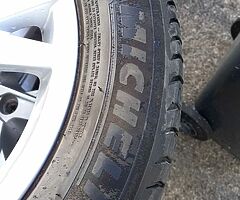 Audi vw 17inch genuine alloy wheels with good tyres for sale - Image 5/6