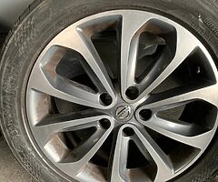18 in Nissan qashqai alloys